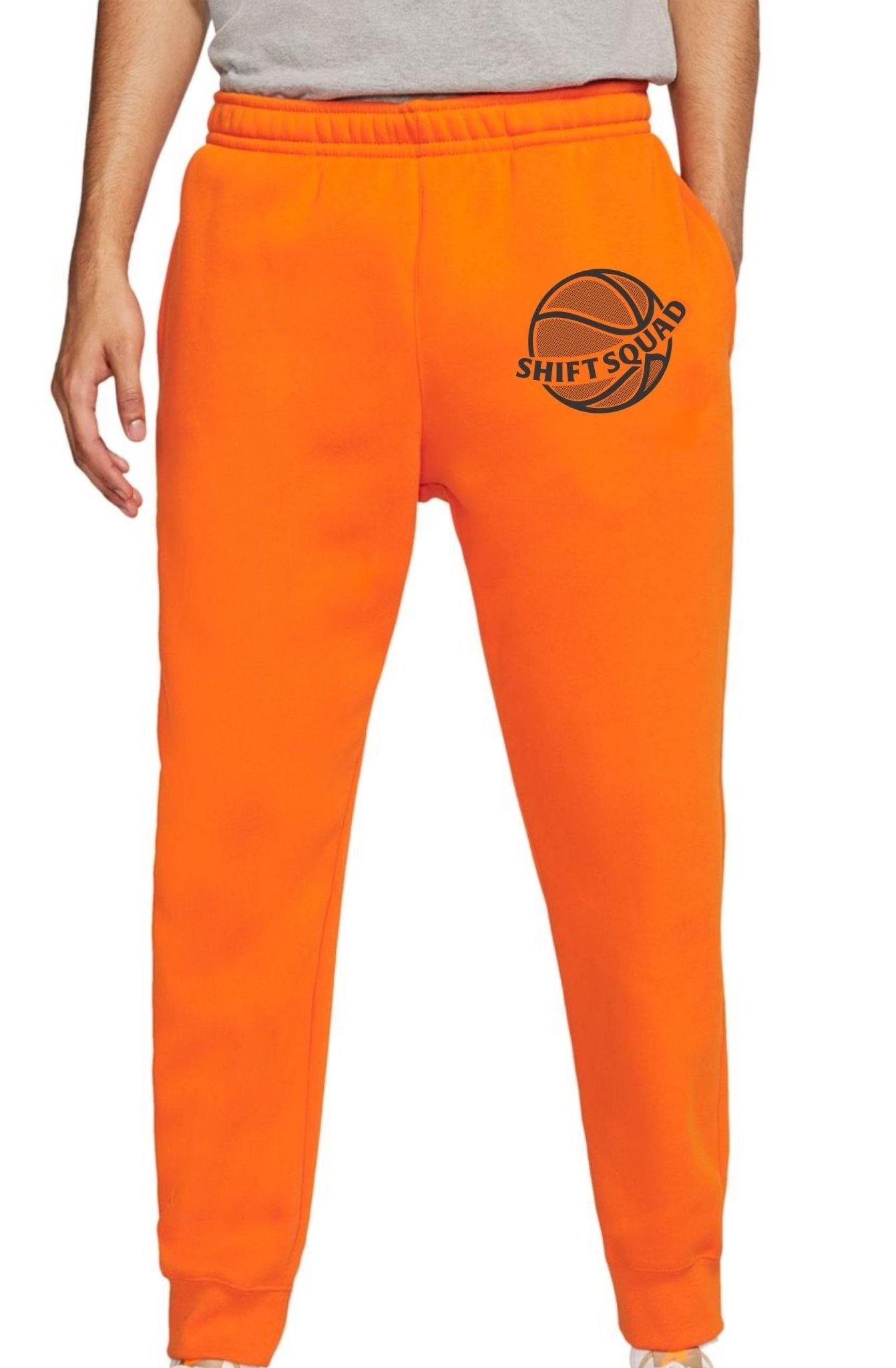 Orange Shiftsquad Men's Sweatpants Fall and Winter Line - Shiftsquad