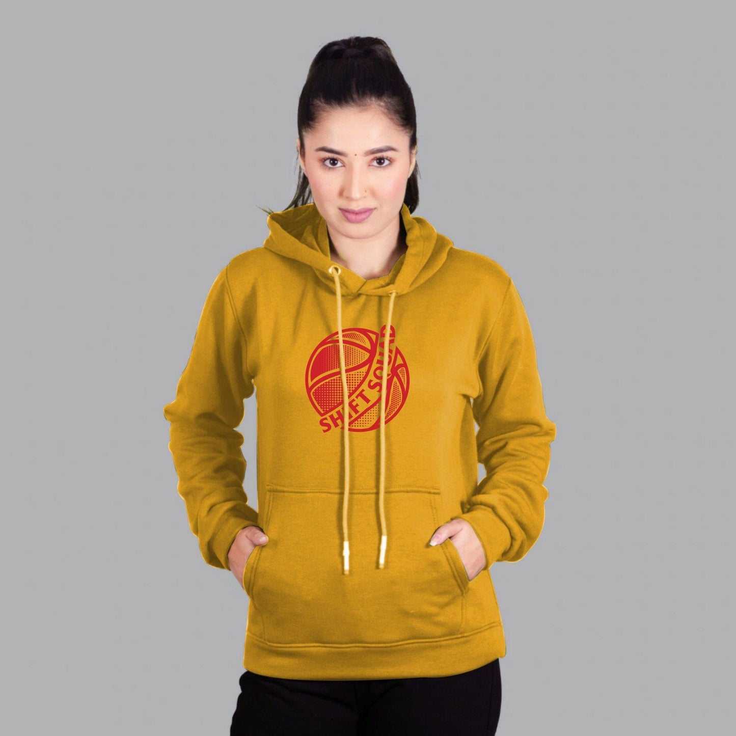 Yellow and Red Shiftsquad Women's Hoodies Fall and Winter line - Shiftsquad