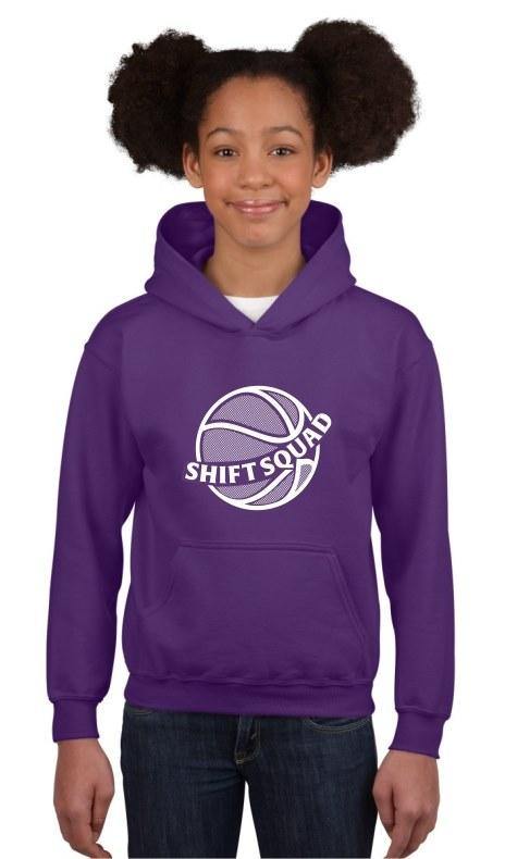 Purple and White Shiftsquad Women's Hoodies Fall and Winter line - Shiftsquad