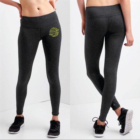 Grey and Yellow Shiftsquad Women's Leggings - Shiftsquad