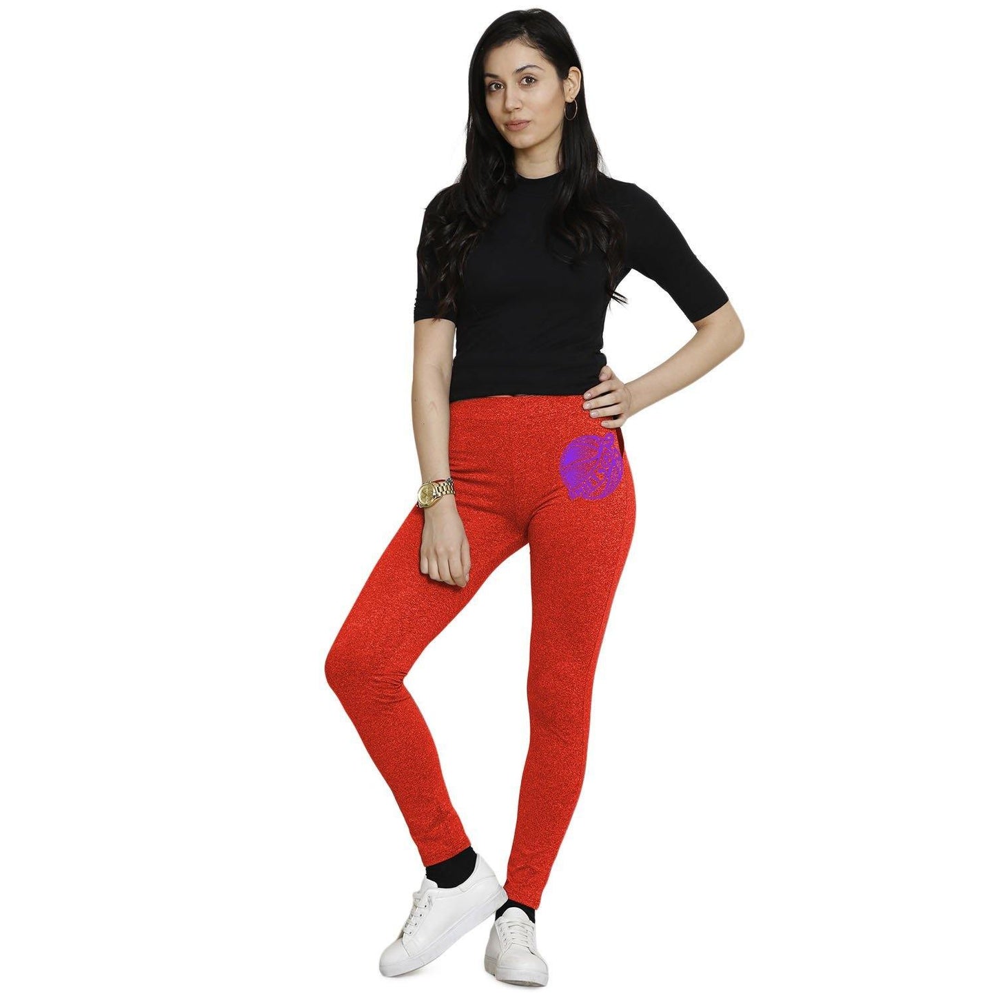 Red and Blue Shiftsquad Women's Sweatpants Spring and Summer Line - Shiftsquad